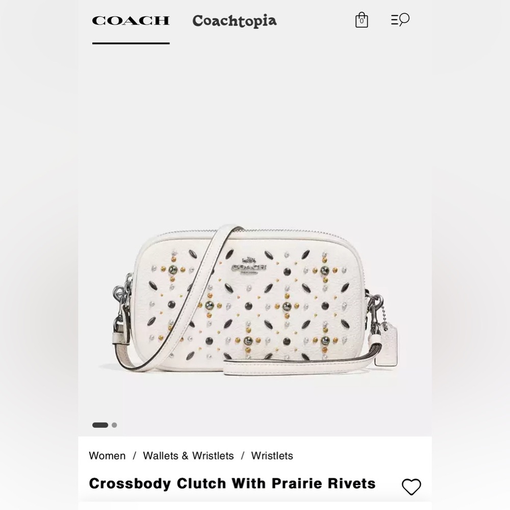 coach crossbody clutch